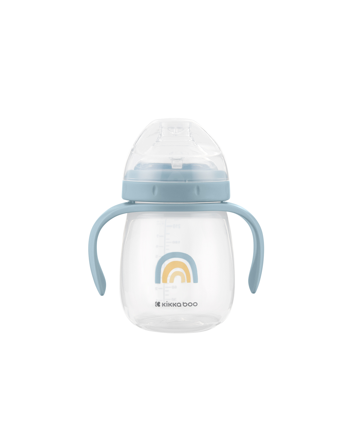 Kikka Boo Κύπελλο με στόμιο από σιλικόνη 240 ml Stripy Friends 31302030107