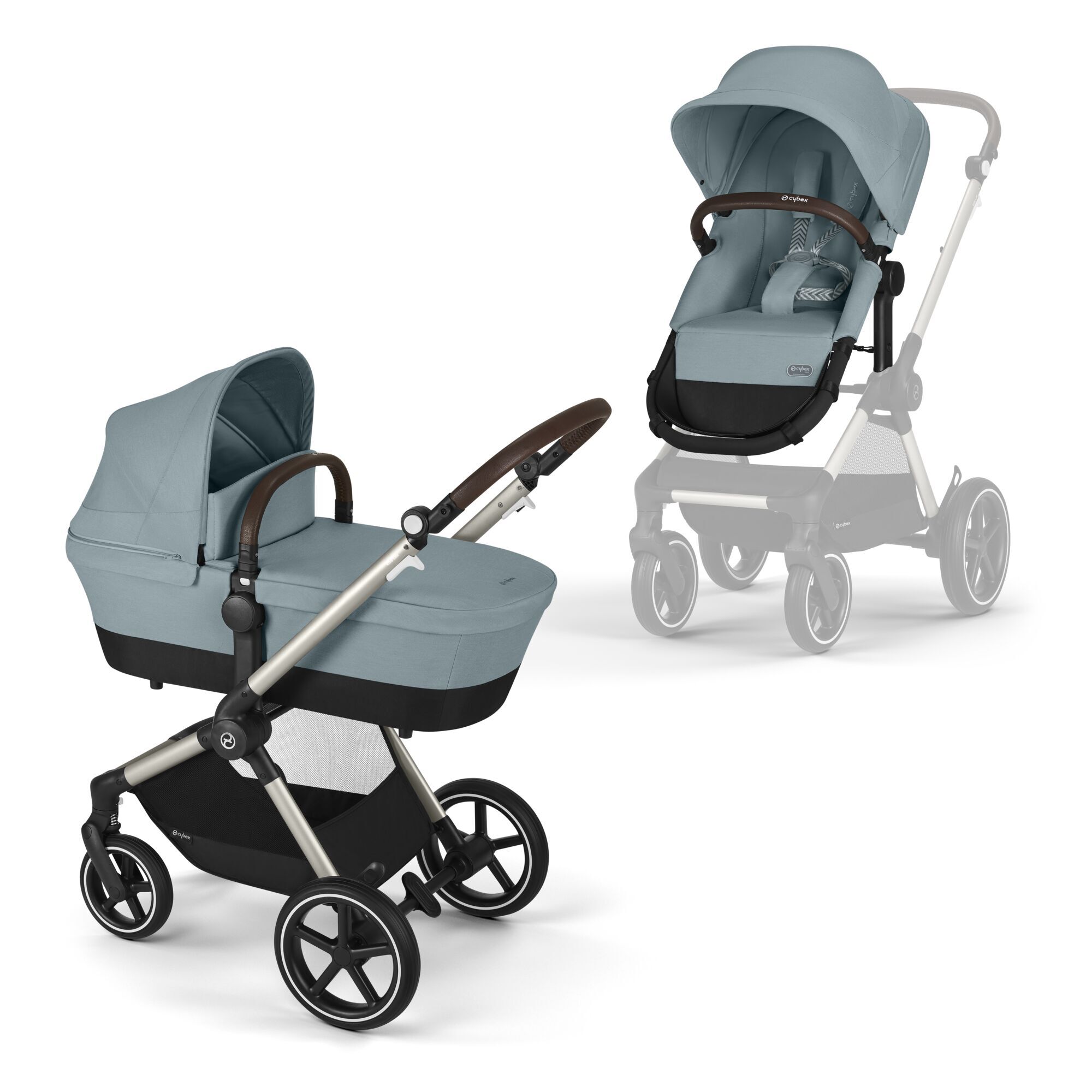 Cybex EOS Lux TPE 2 in 1 Πολυκαρότσι Sky Blue 522003829