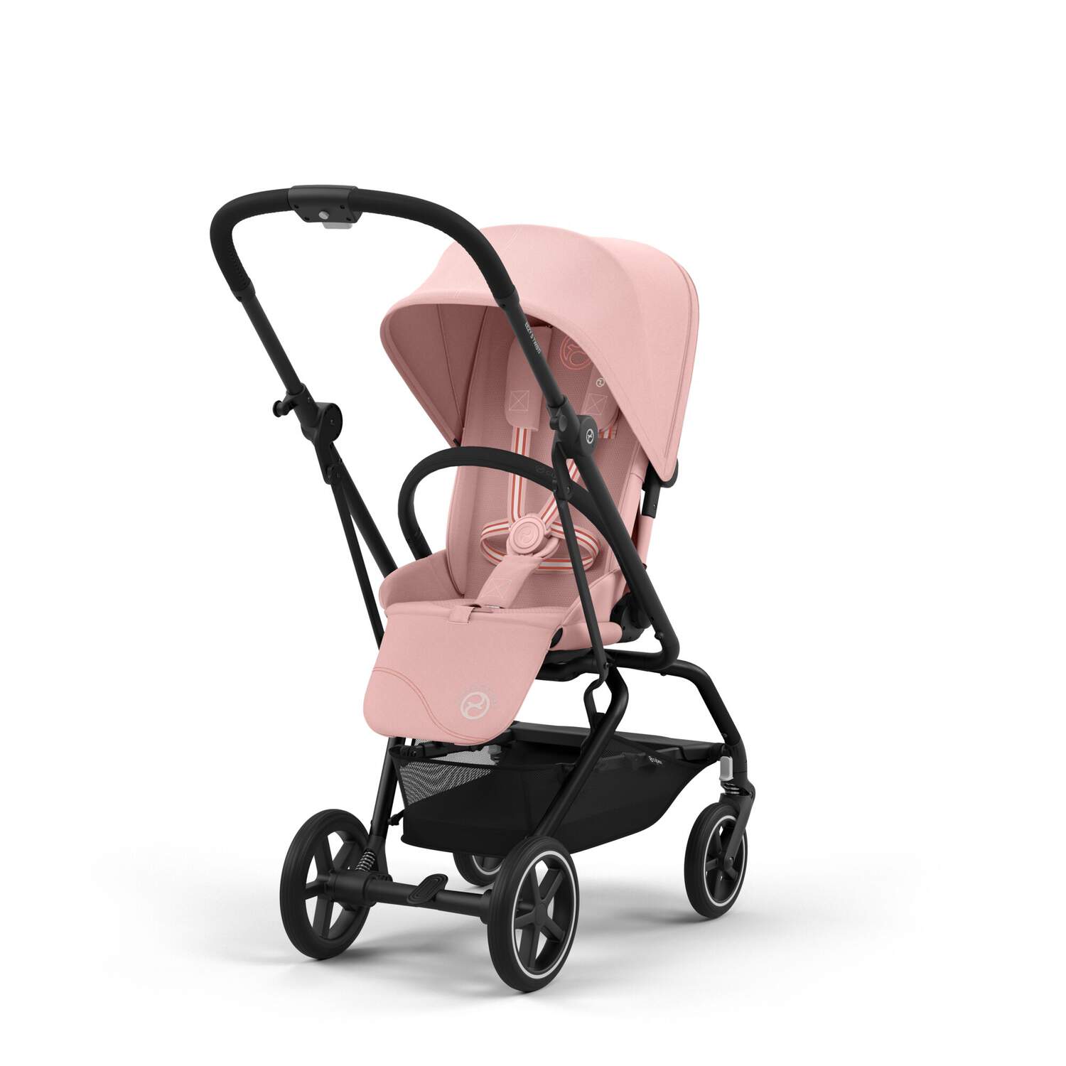 Cybex Eezy S Twist +2 – Καρότσι 360° για Νεογέννητο έως 22kg Candy Pink 524000119