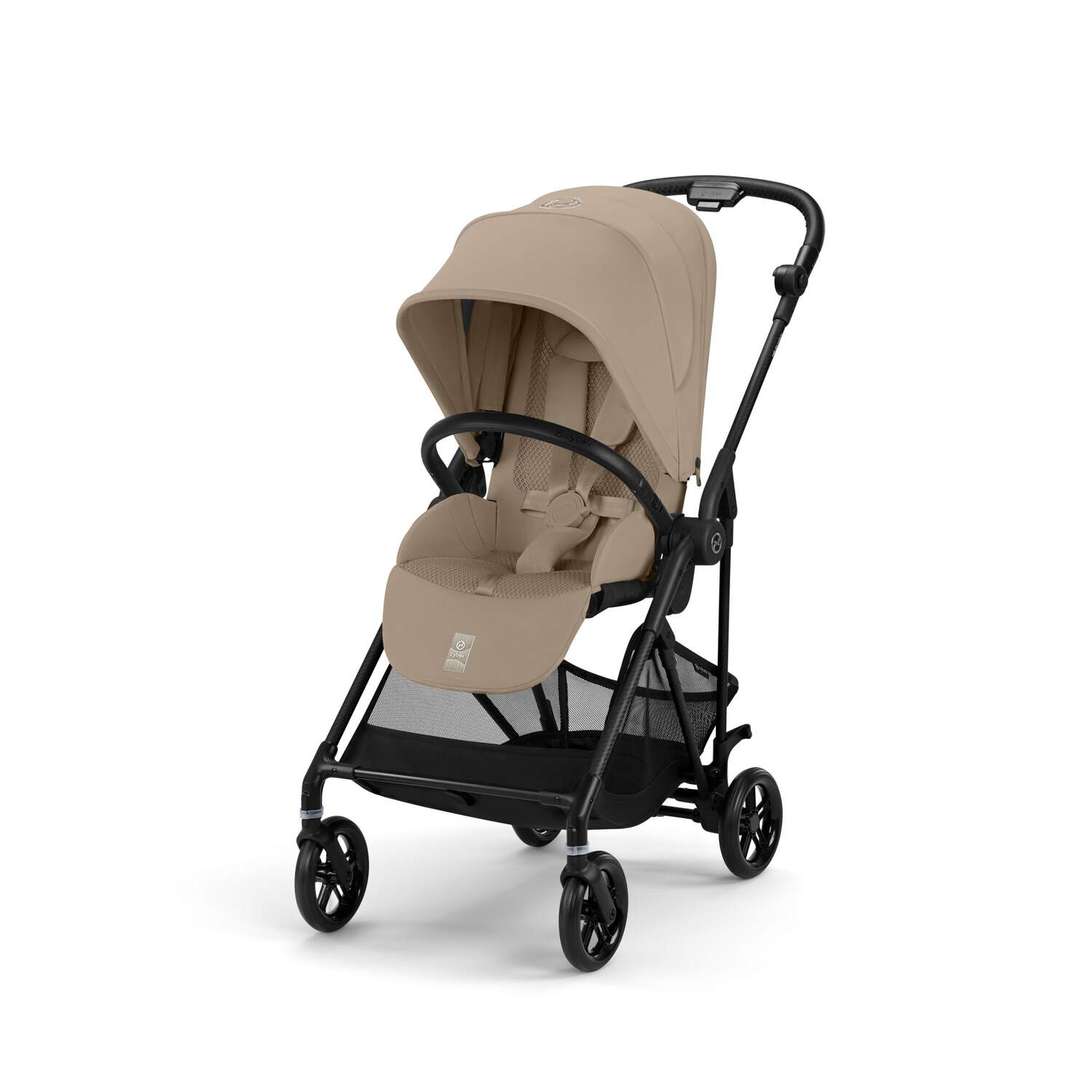 Cybex Melio Carbon Βρεφικό Καρότσι 6.1 kg Almond Beige 525000011