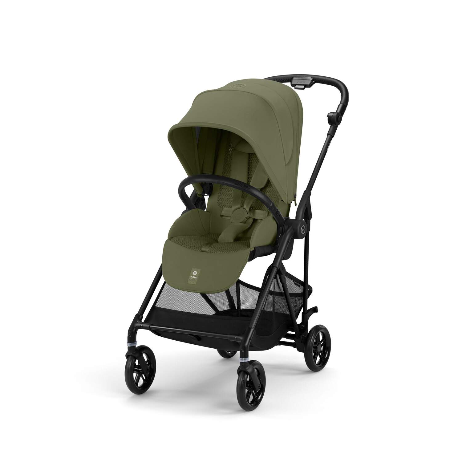 Cybex Melio Carbon Βρεφικό Καρότσι 6.1 kg Moss Green 525000445