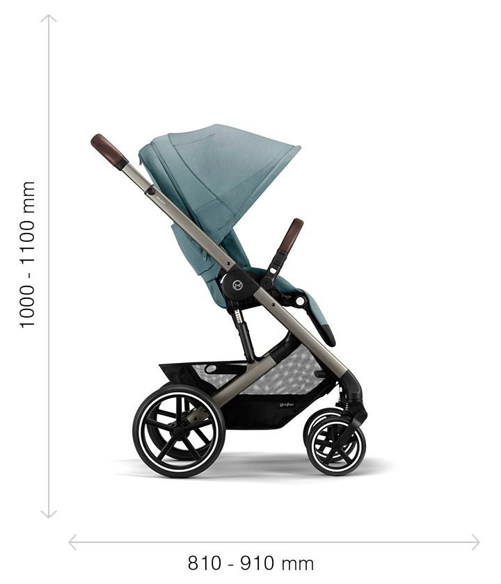 Cybex Balios S Lux Taupe Frame BLK Frame 0 22kg Moon Black 522002533