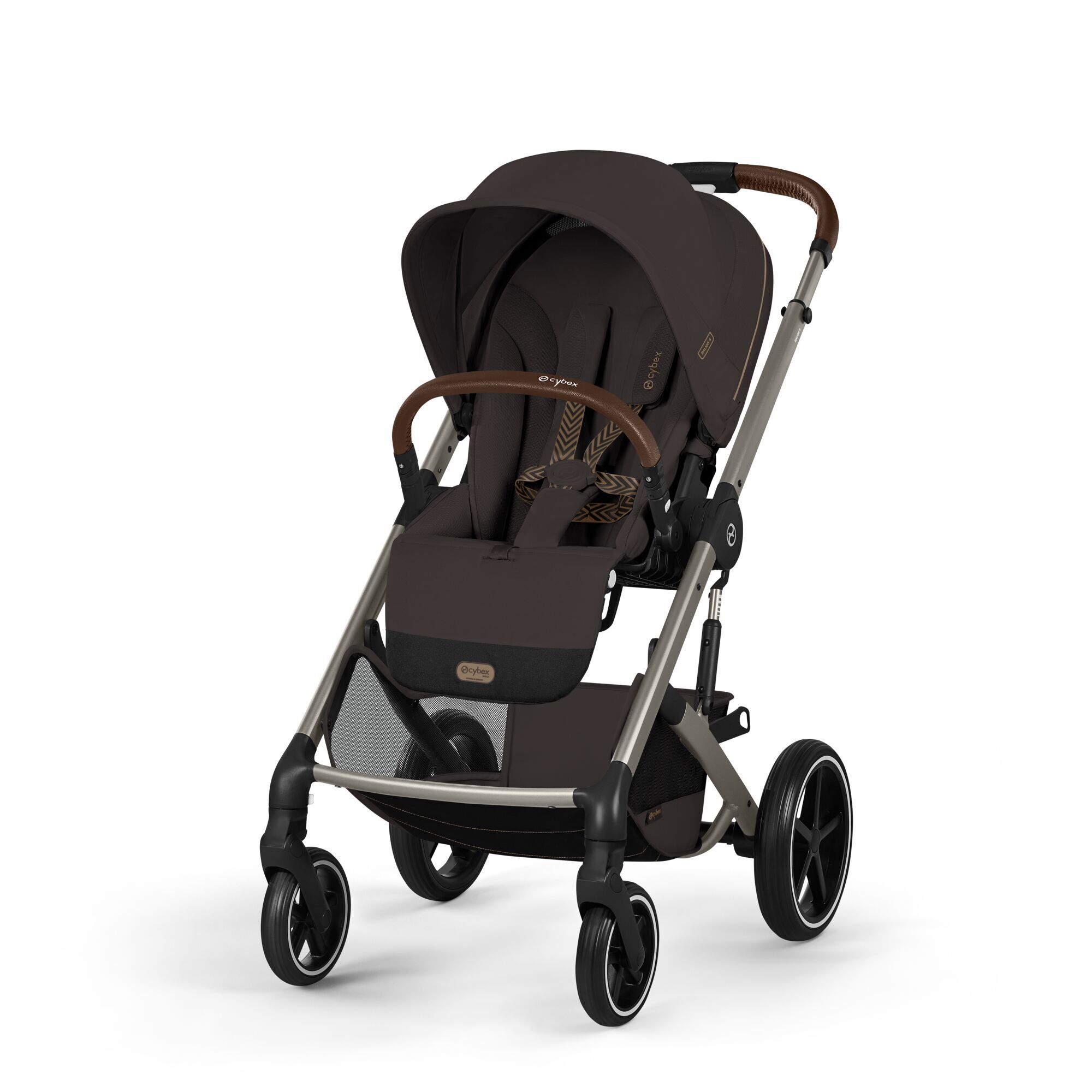 Cybex Balios S Lux TPE B Βρεφικό Καρότσι από Νεογέννητο έως 22kg Chocolate Brown