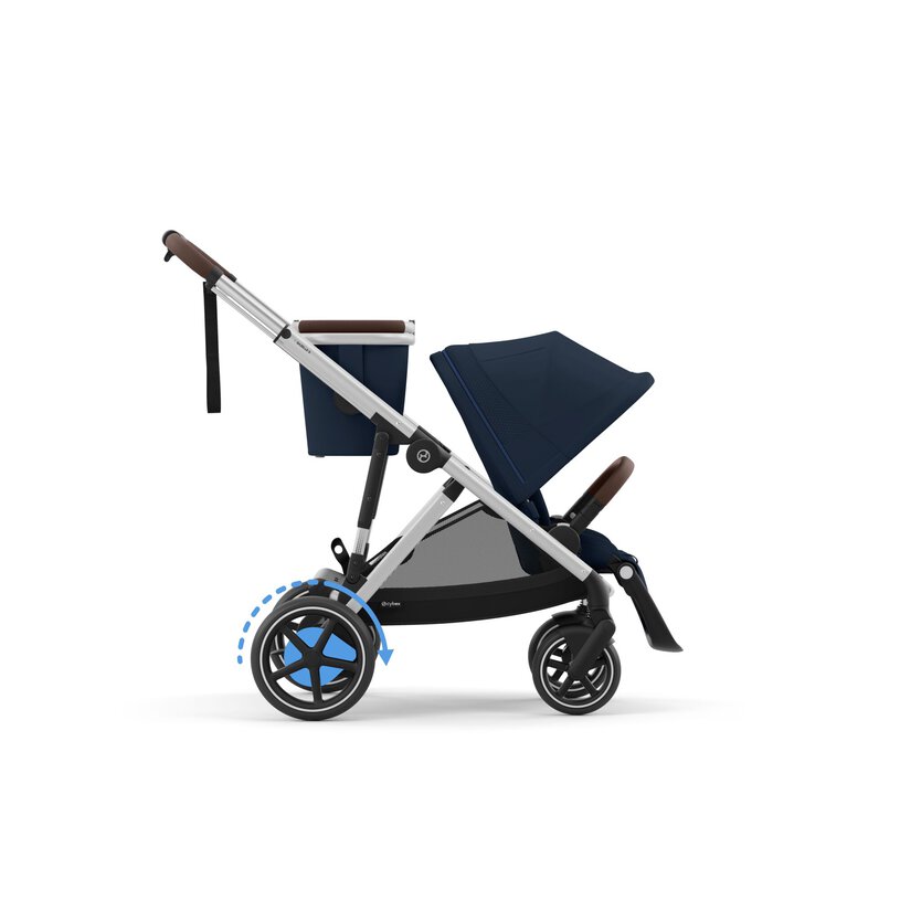 Cybex e-Gazelle S SLV Ηλεκτρικά Υποβοηθούμενο Βρεφικό Καρότσι έως 22kg Ocean Blue