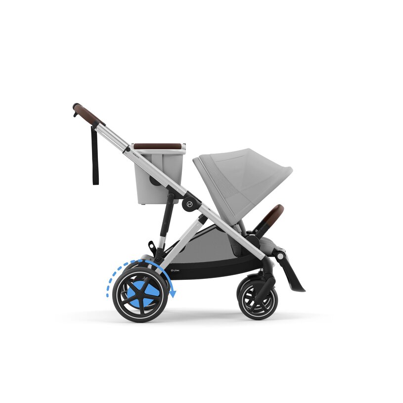 Cybex e-Gazelle S SLV Ηλεκτρικά Υποβοηθούμενο Βρεφικό Καρότσι έως 22kg Stone Grey