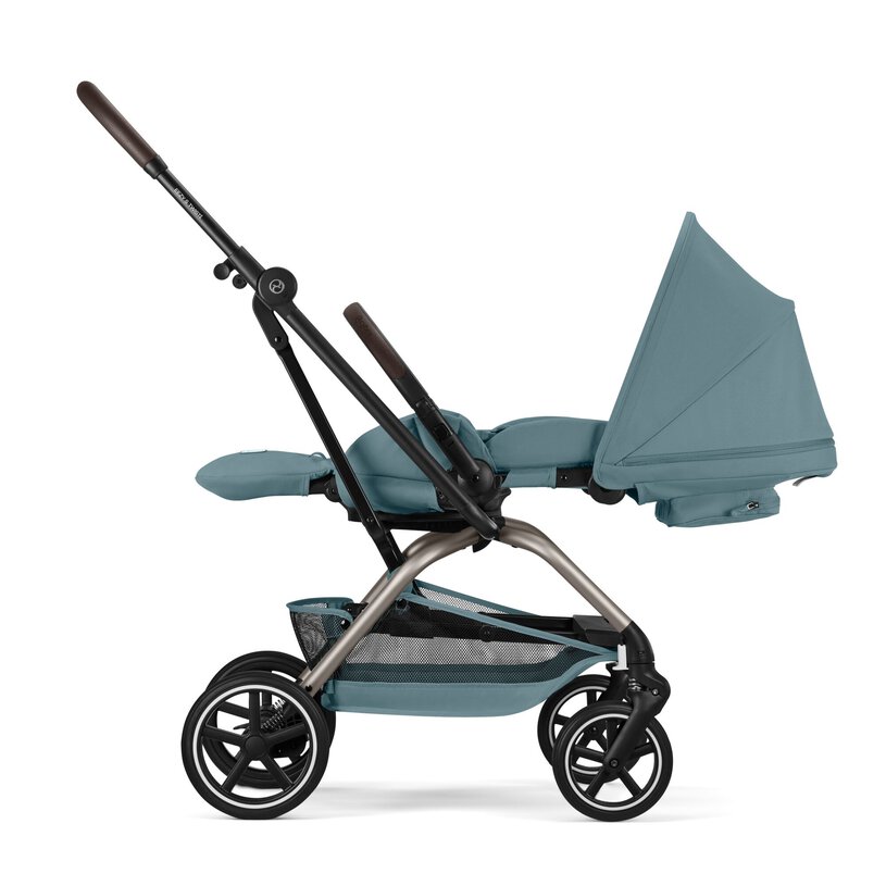 Cybex Eezy S Twist+ 2 360° Stroller Stormy Blue - Koudounistra