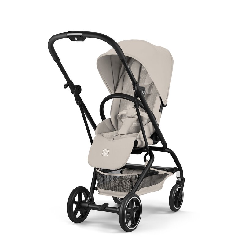 Cybex Eezy S Twist +2 – Περιστρεφόμενο Καρότσι 360° για Νεογέννητο έως 22kg Dune Grey 526000855