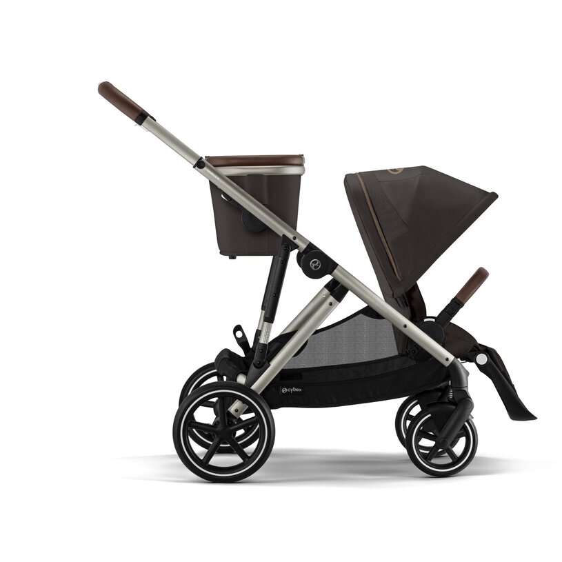 Cybex Gazelle S TPE Βρεφικό Καρότσι Modular έως 22kg με Σκελετό Taupe Chocolate Brown
