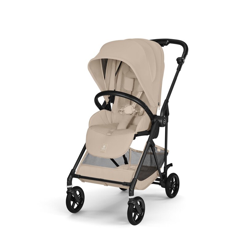 Cybex Melio Carbon Βρεφικό Καρότσι 6.1 kg Almond Beige 526000767