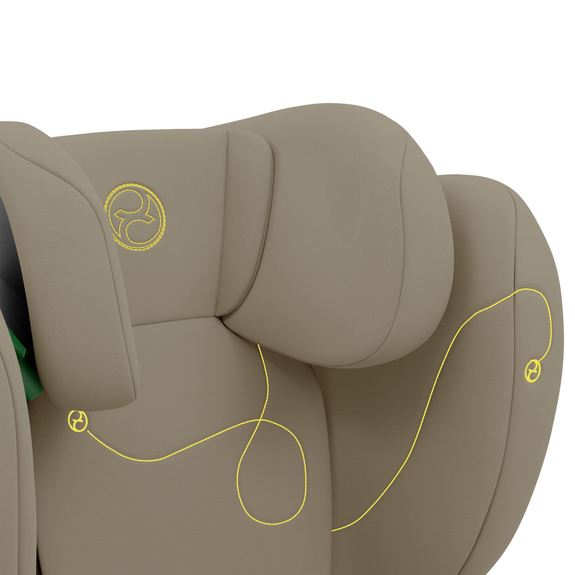 Cybex Solution G i-Fix Car Seat - Lava Grey - Group 2/3 unisex (bambini)