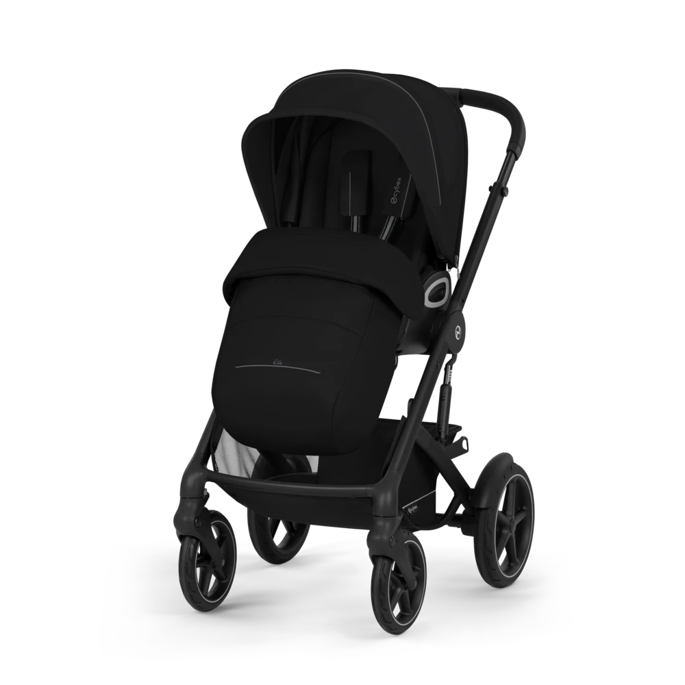 Cybex Talos S Lux Βρεφικό Καρότσι 0-22kg - Moon Black