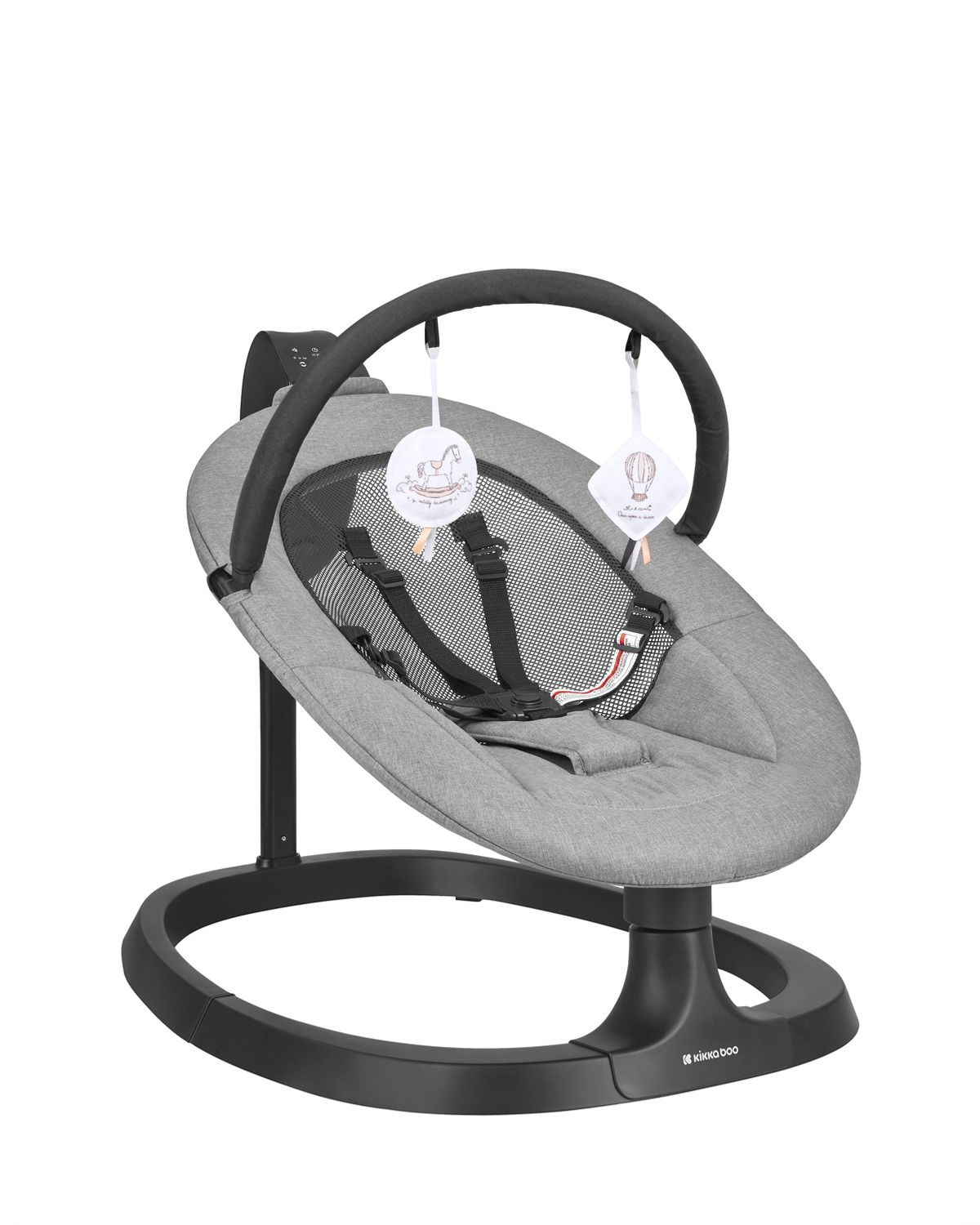 Kikka Boo Zazu – Ηλεκτρικό Ρηλάξ / Κούνια Μωρού γκρι 31005010096
