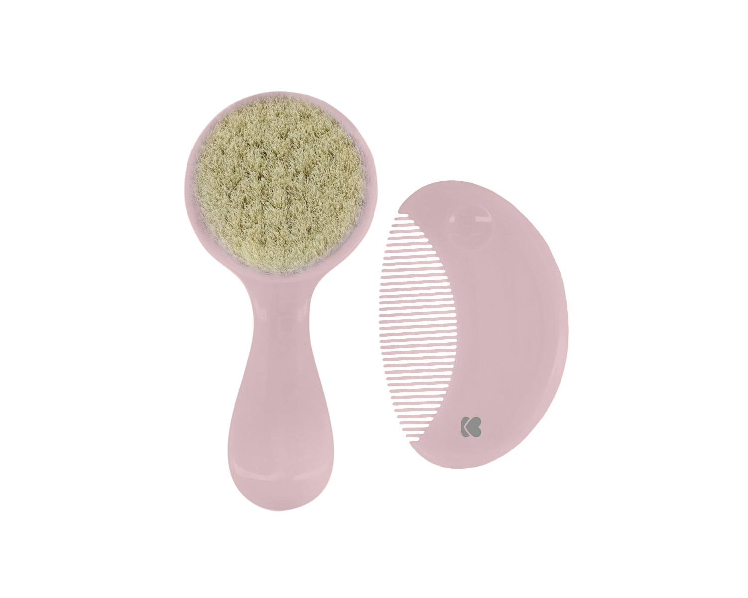 Kikka Boo Χτένα και βούρτσα με φυσικές τρίχες Αγκαλιές με φράχτες 31303040133