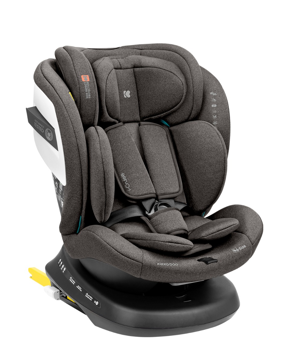 KIkka BooCar seat 40-150 cm i-Cruise i-SIZE Brown 31002100058