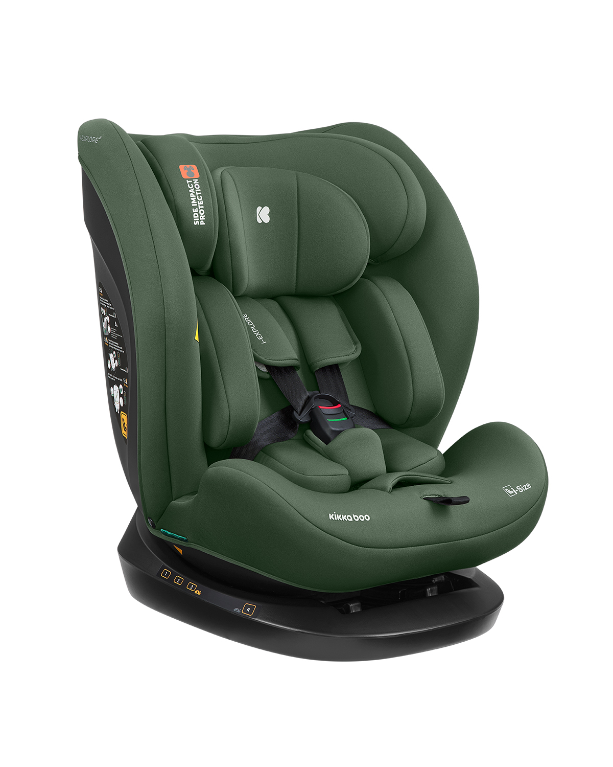 Kikka Boo Car Seat i-Explore 2 i-Size 40-150 cm Army Green (31002100106)