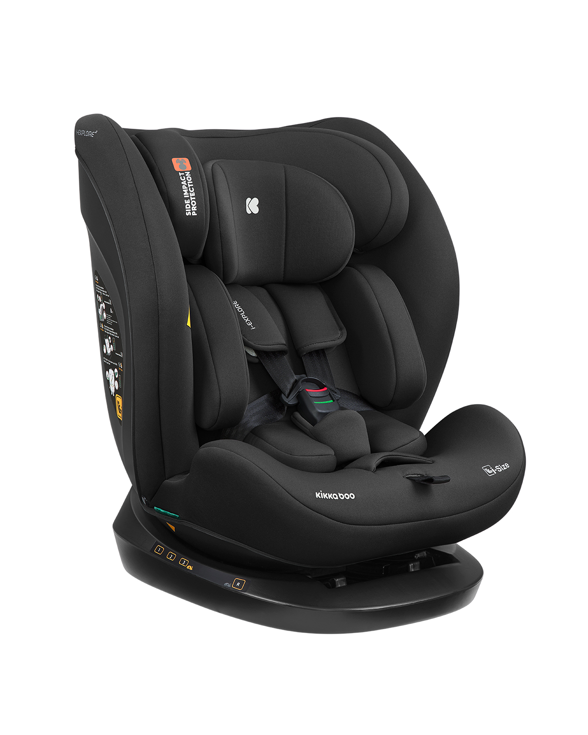 Kikka Boo i-Explore 2 i-Size Car Seat Black 40-150 cm (31002100104)
