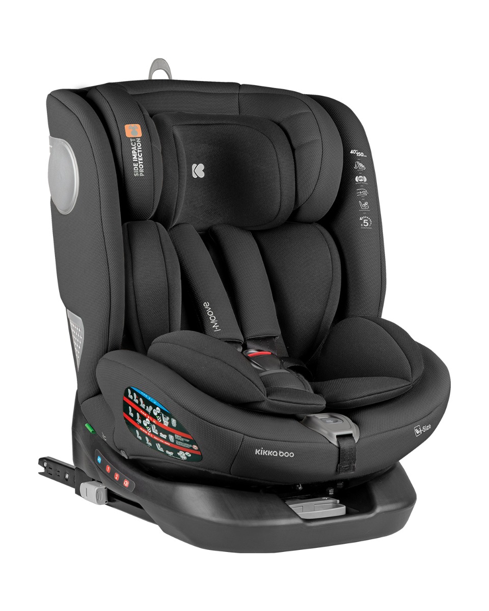 Kikka Boo Car seat 40-150 cm i-Moove i-SIZE Black 31002100028