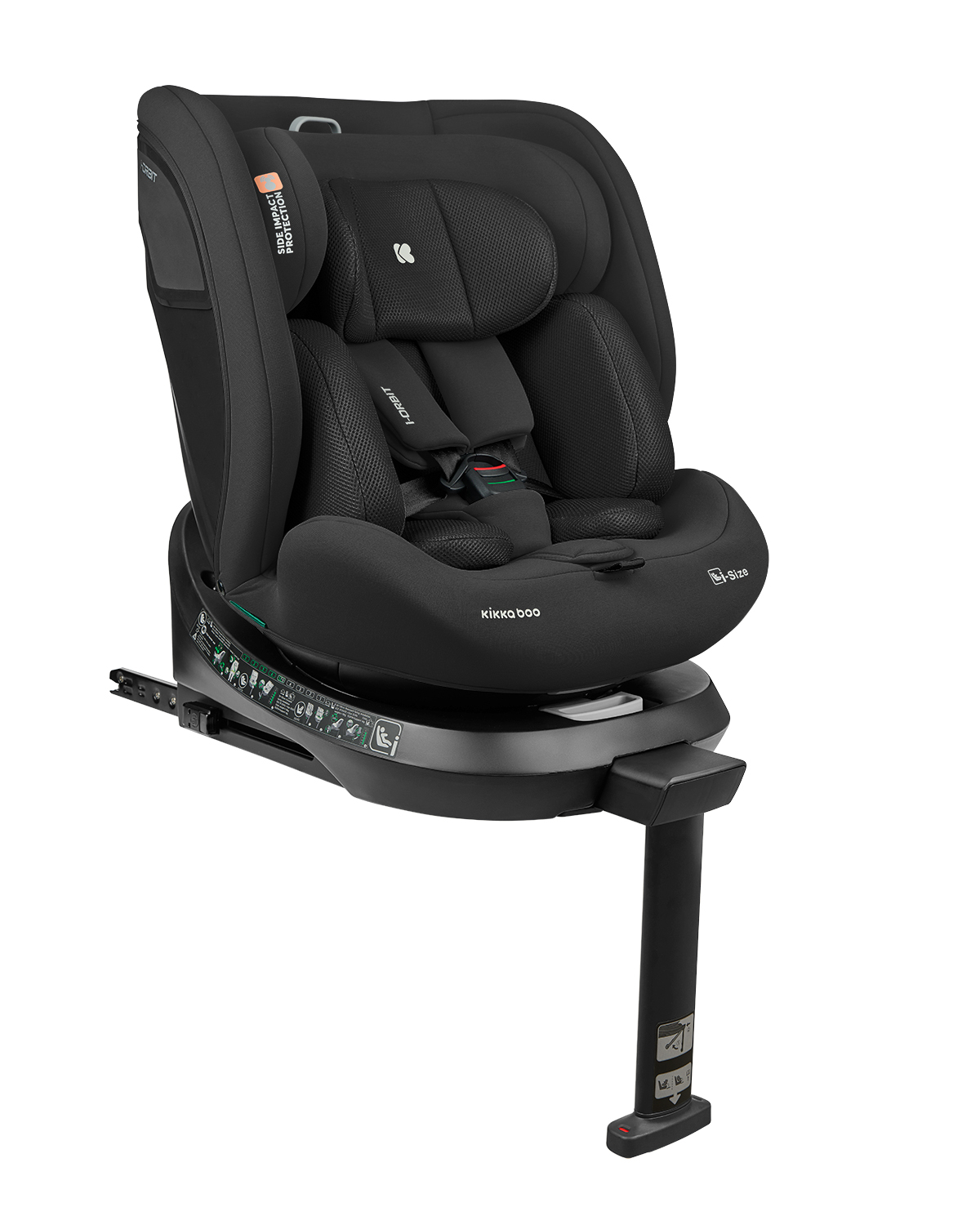 Kikka Boo Car seat 40-150 cm i-Orbit i-SIZE Black 2025 31002100085