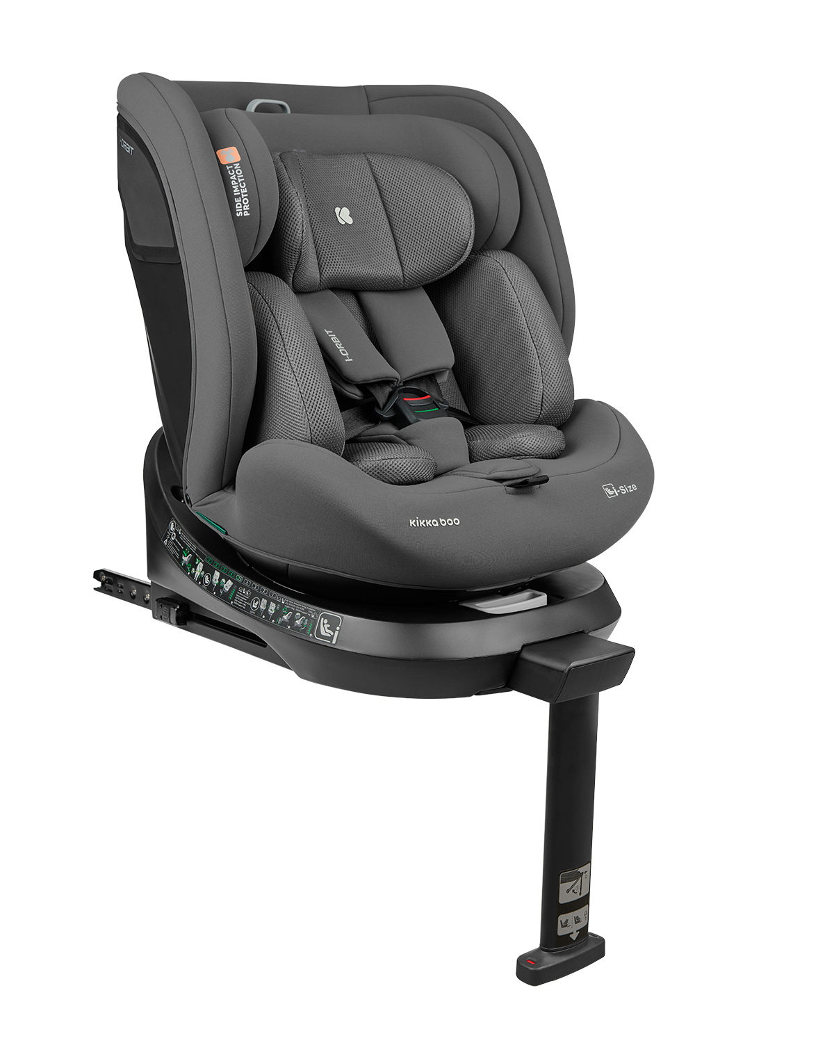 Kikka Boo Car seat 40-150 cm i-Orbit i-SIZE Dark Grey 2025 31002100086