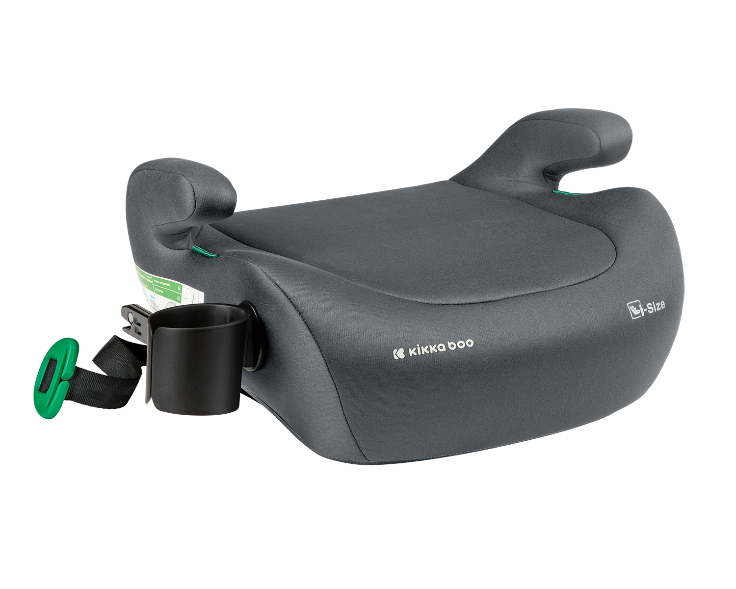 Kikka Boo  i-Tip 2 i-SIZE 125–150 cm Κάθισμα Αυτοκινήτου Σκούρο γκρι 41002160036