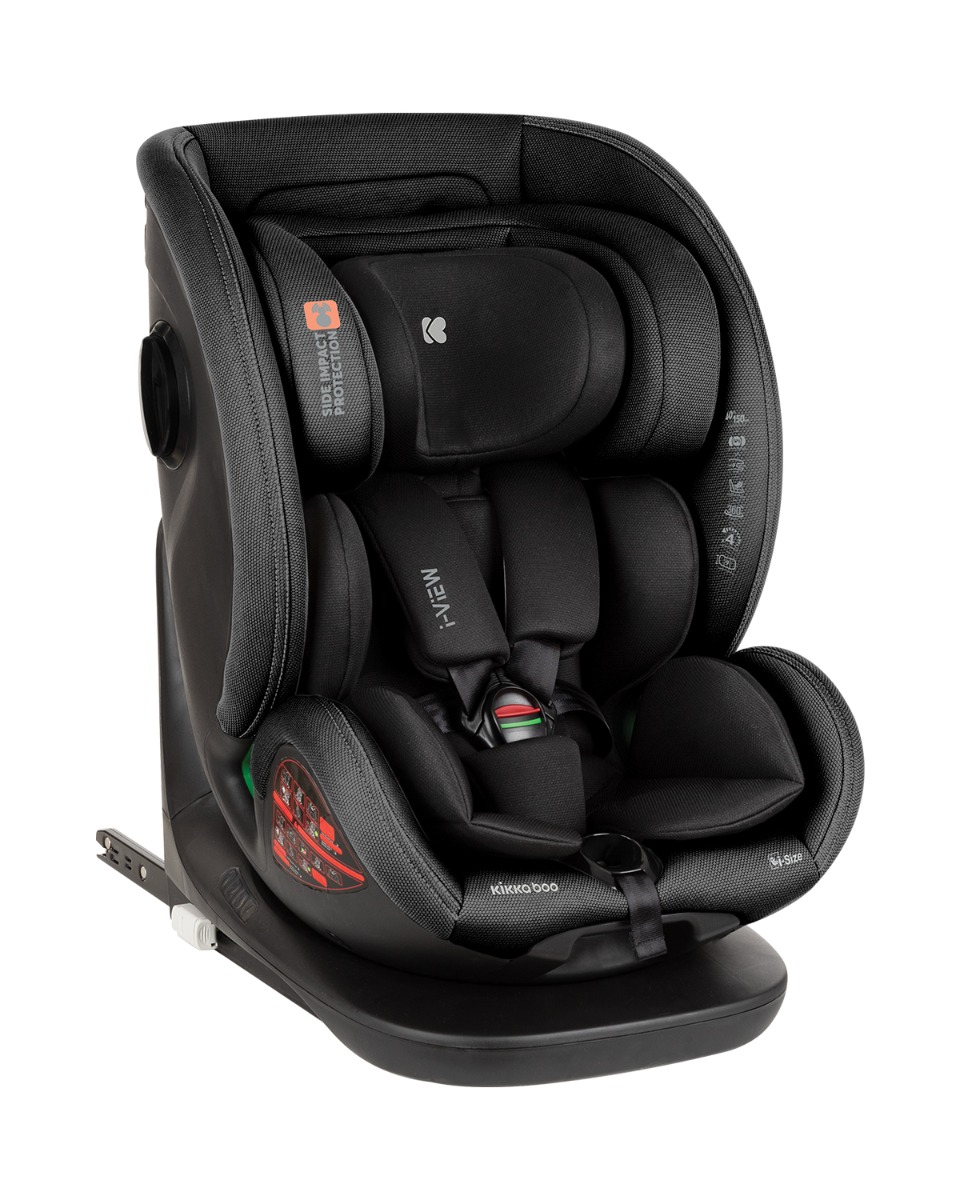 KIkka Boo Car seat 40-150 cm i-View i-SIZE Black 31002100032