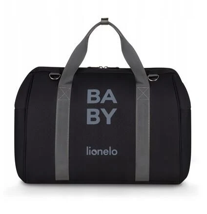 Lionelo Ida Τσάντα Αλλαξιέρα / Καροτσιού με Σελτεδάκι & Θερμικές Θήκες 20L Black Onyx 5903771705820