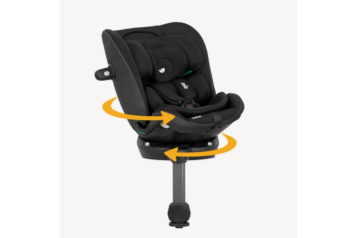 Joie i-Spin 360 Max i-Size 360° Rotating Child Car Seat 40-150 cm / up to 36kg – Raven