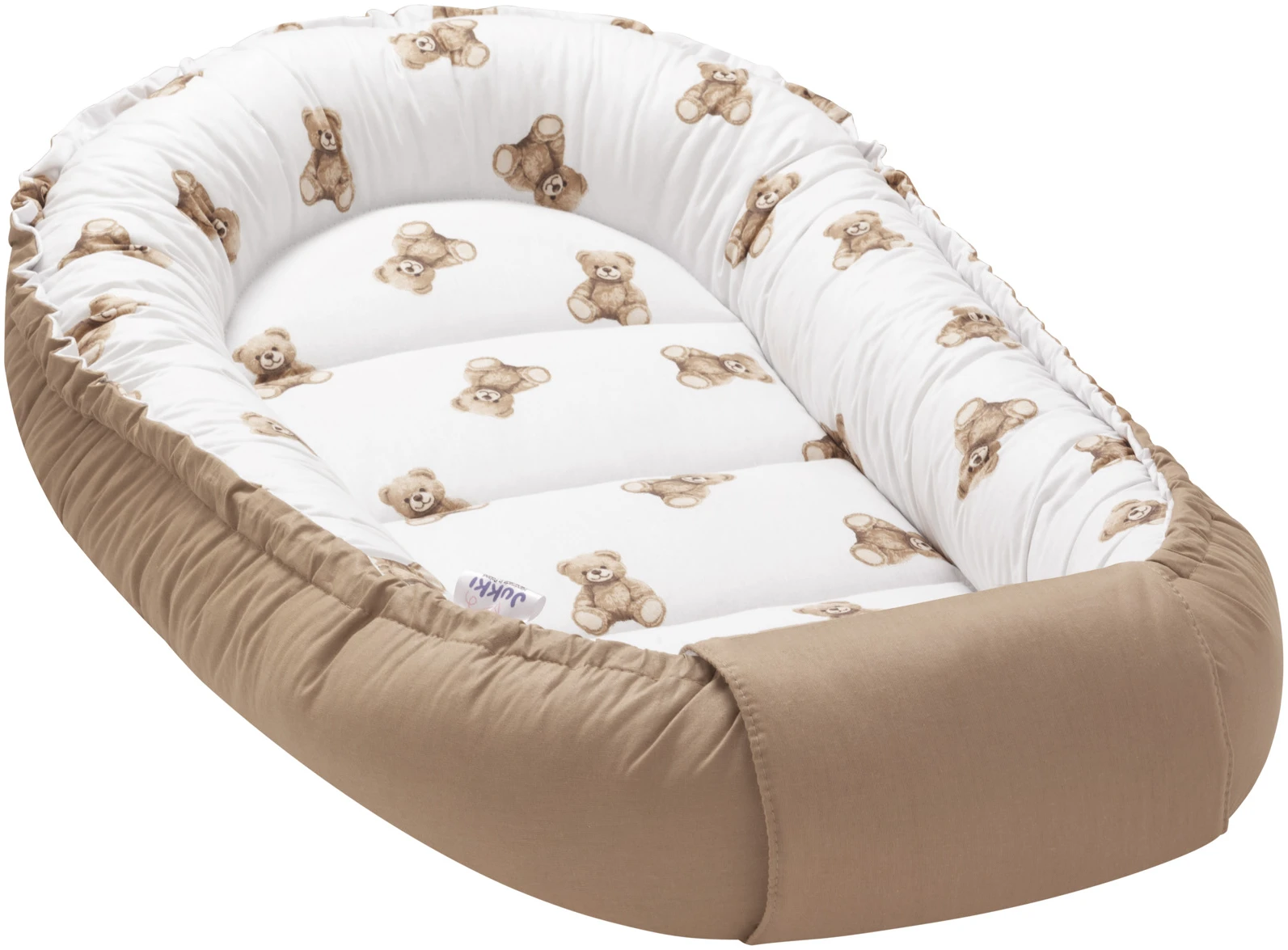 JUKKI Φωλιά Για Βρέφη Comfort 100x55 Διπλής Όψης Mr. Teddy