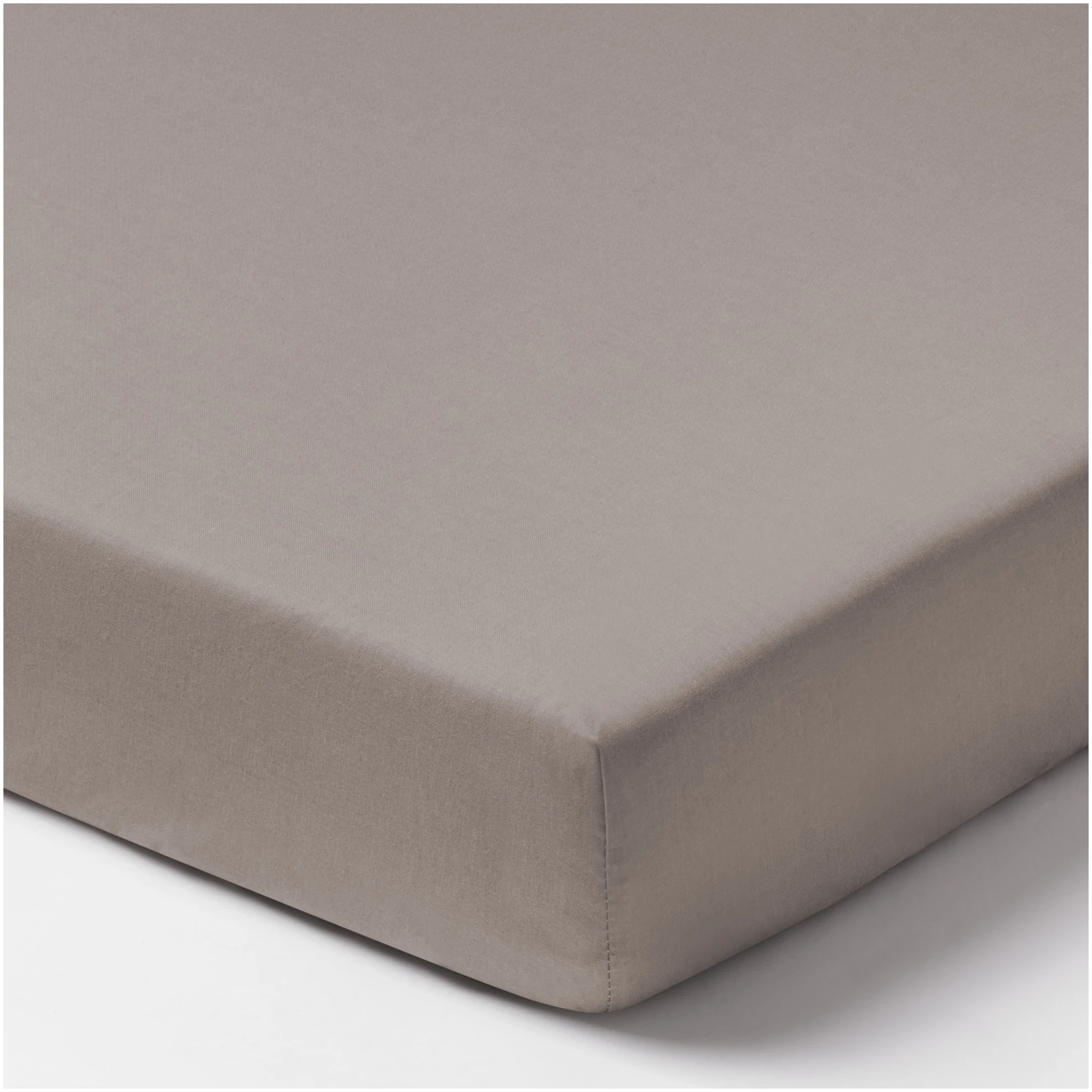 JUKKI Σεντόνι Βαμβακερό φροτέ με λάστιχο για κρεβατάκι 120 x 60 cm – Latte