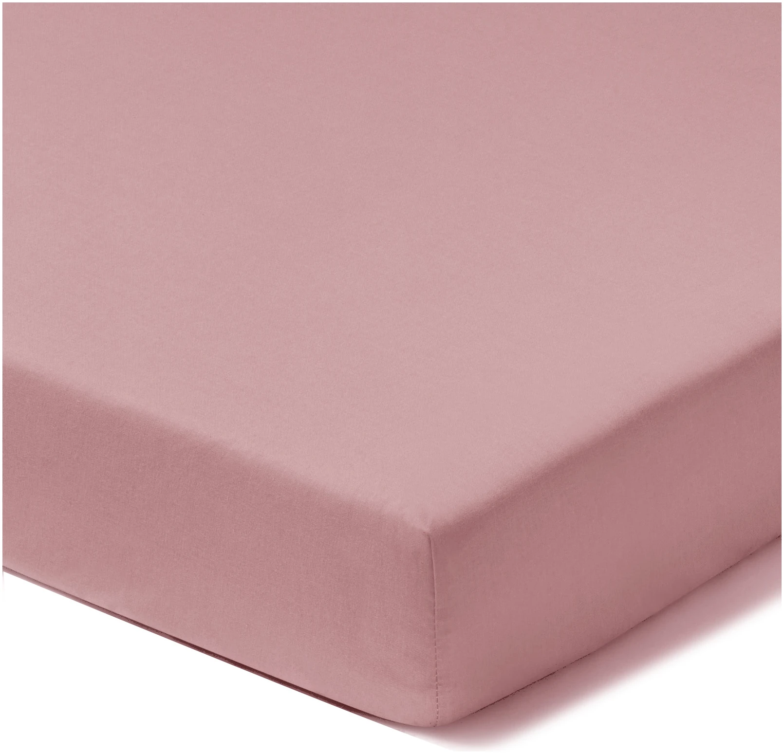 JUKKI Σεντόνι Βαμβακερό φροτέ με λάστιχο για κρεβατάκι 120 x 60 cm – Dark Pink