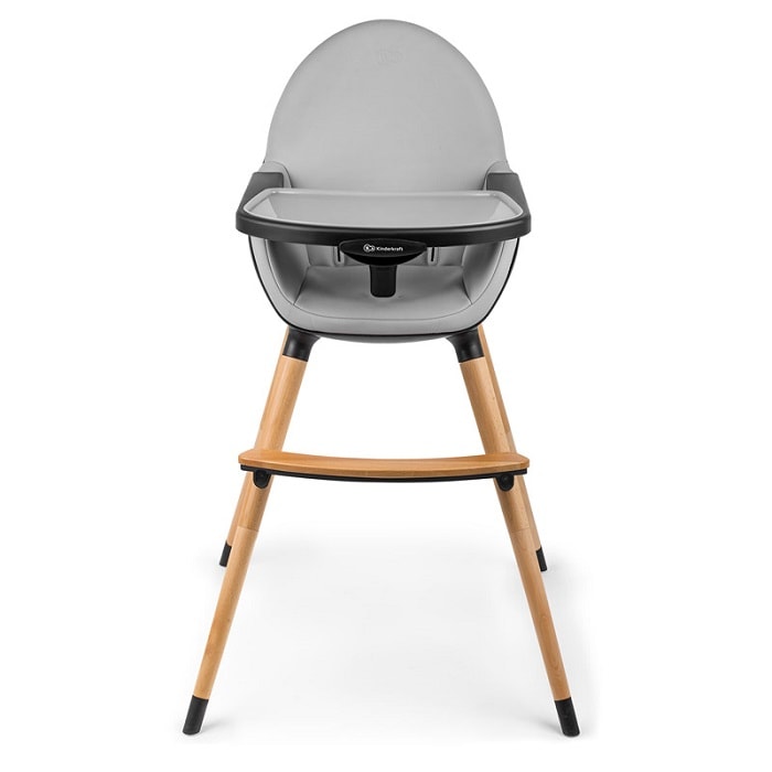 Kinderkraft Fini 2 in 1 Convertible Children High Chair - Black