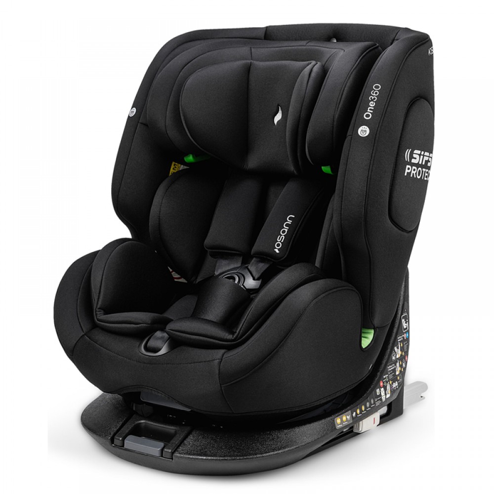 Osann One 360 S i-Size 40-150cm Child Seat 0-36 kg All Black 108301243