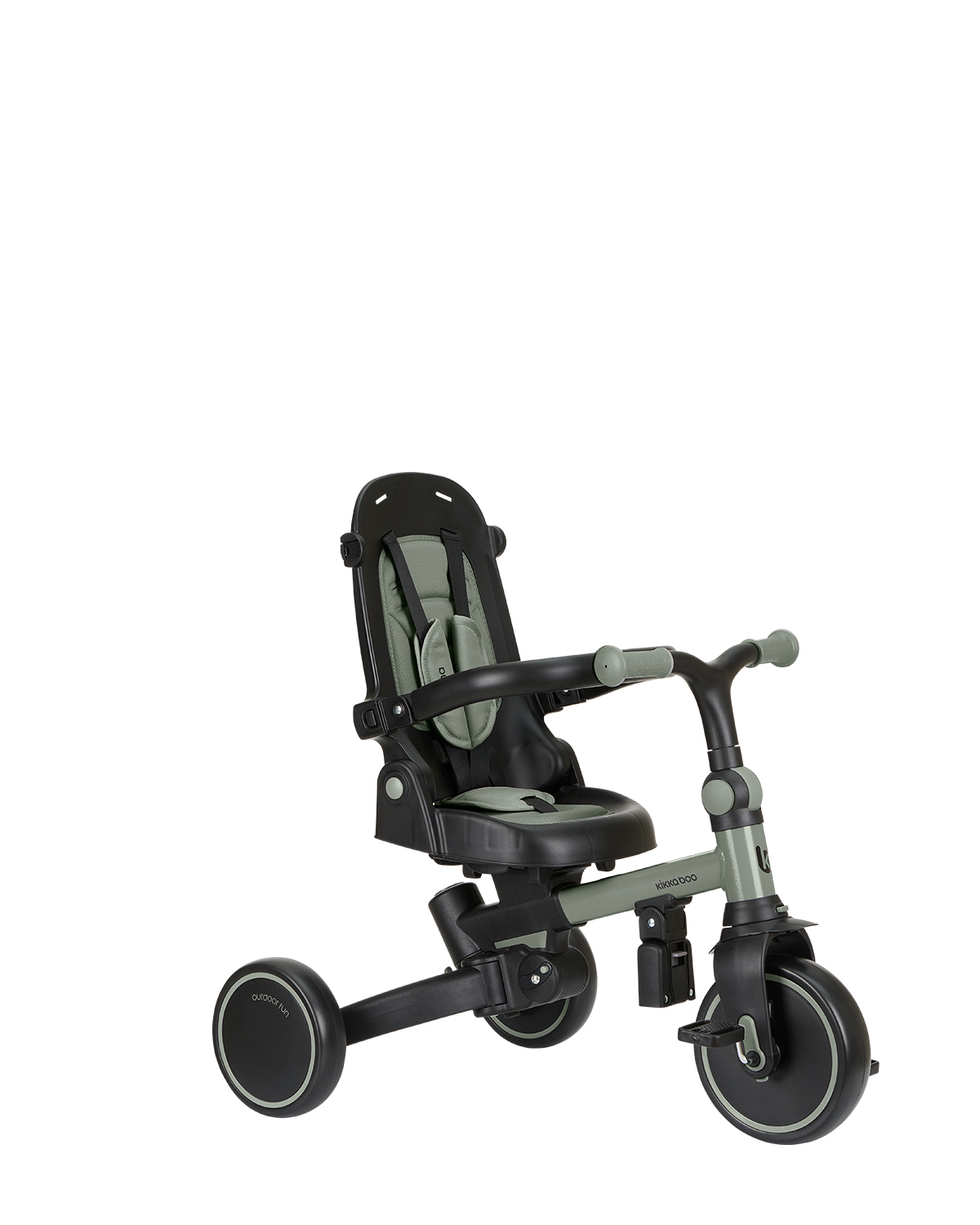 Kikka Boo Aluma 8-in-1 Tricycle Army Green | Foldable 12–60 Months