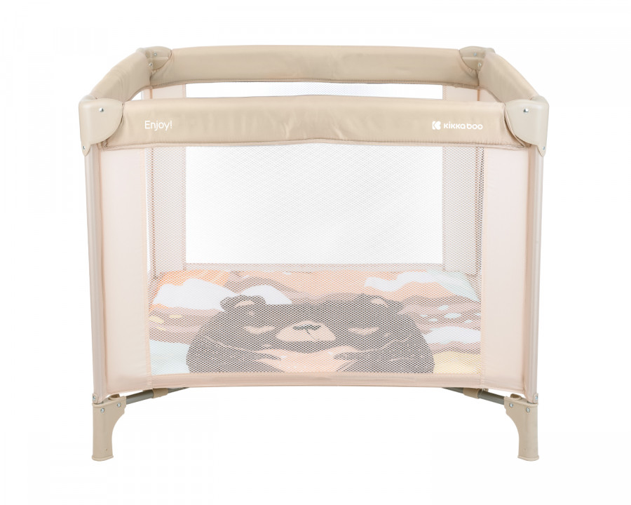 Kikka Boo Enjoy Foldable Square Playpen Beige Bear 31003030016