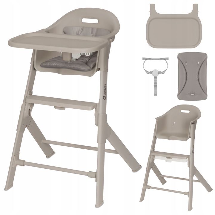 Lionelo Beny Καρεκλάκι Φαγητού 3 σε 1 - Μπεζ Sand