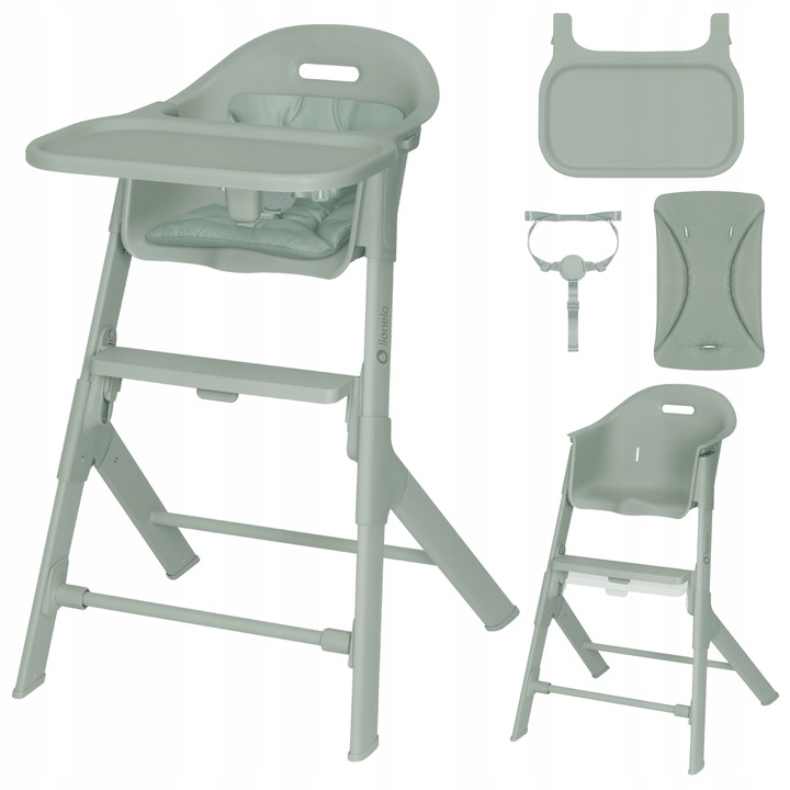 Lionelo Beny Καρεκλάκι Φαγητού 3 σε 1 - Πράσινο Sage