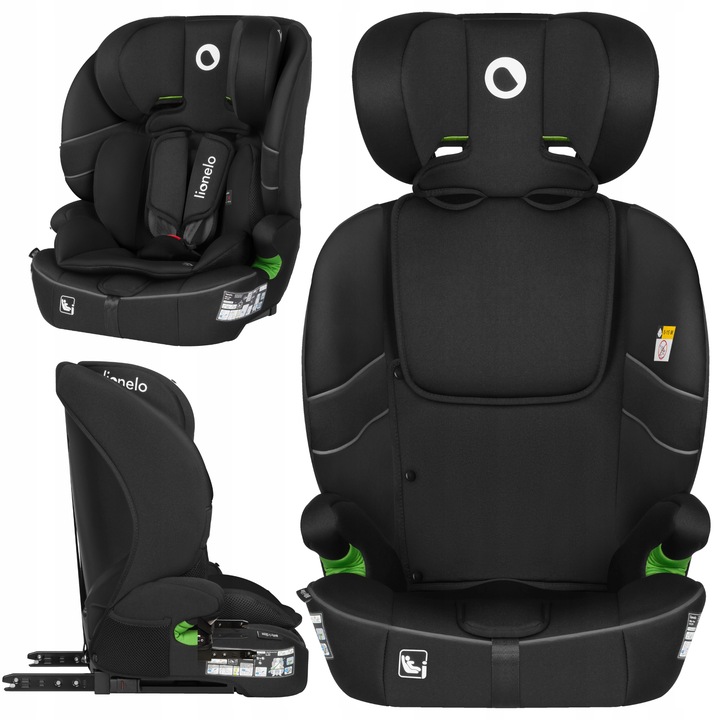 Lionelo Billy i-Size Κάθισμα Αυτοκινήτου 76-150 cm ISOFIX με Top Tether Black Carbon 5903771724005