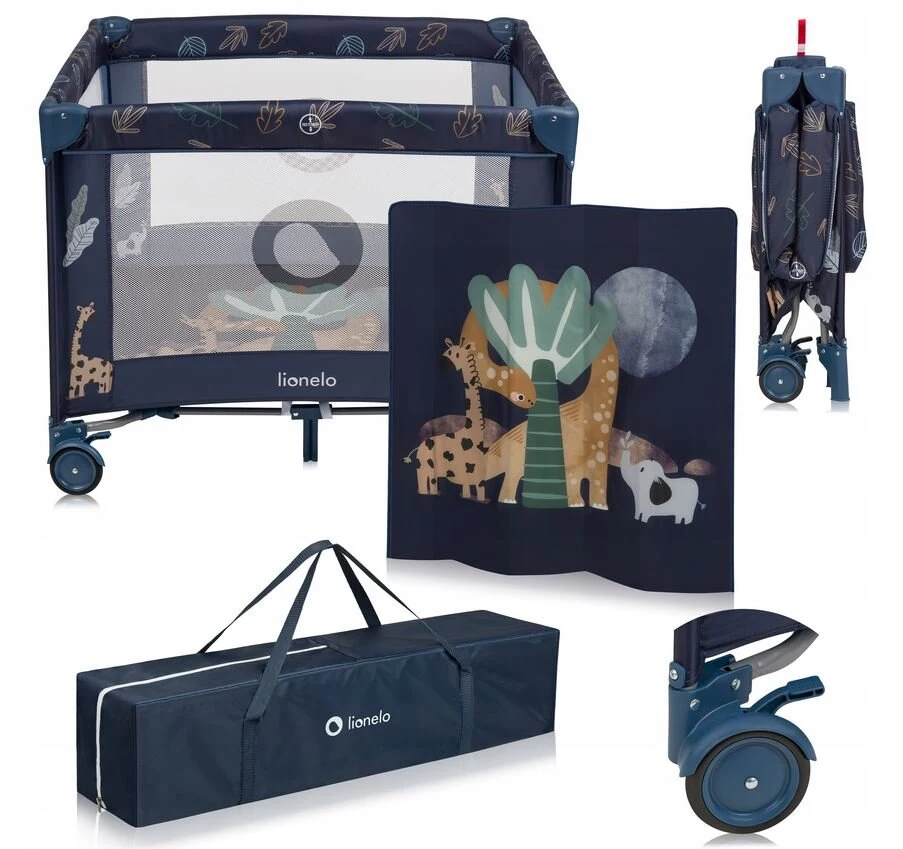 Lionelo Bonnie Παρκοκρέβατο Μπλε Navy