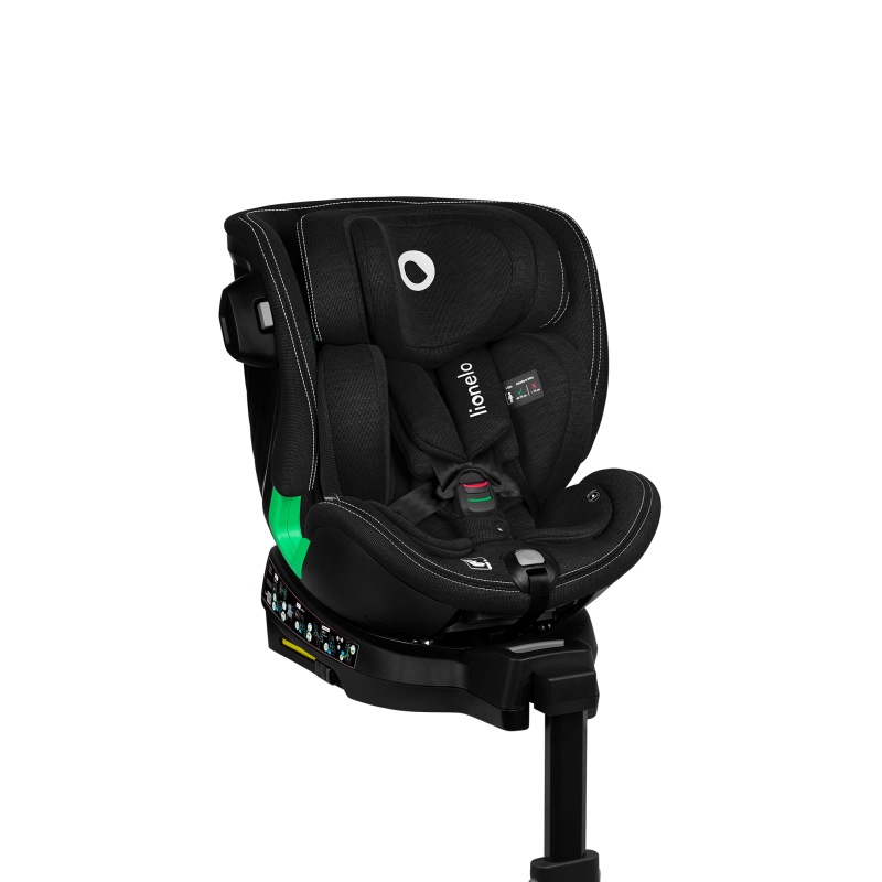 Lionelo Harmony i-Size 360° 40-150 cm Περιστρεφόμενο Κάθισμα Αυτοκινήτου Black Carbon Bamboo