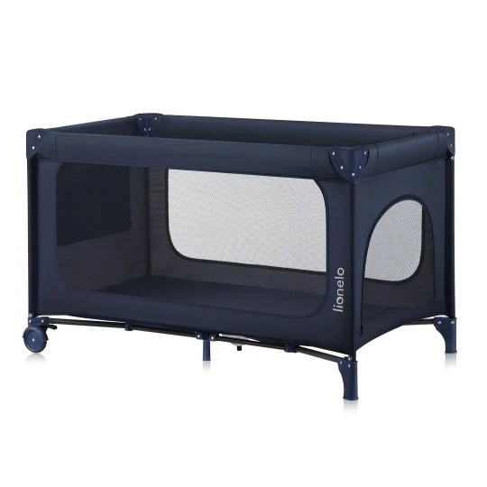 Lionelo Jasmin Easy Fold Παρκοκρέβατο 2 Επιπέδων Μπλε Navy