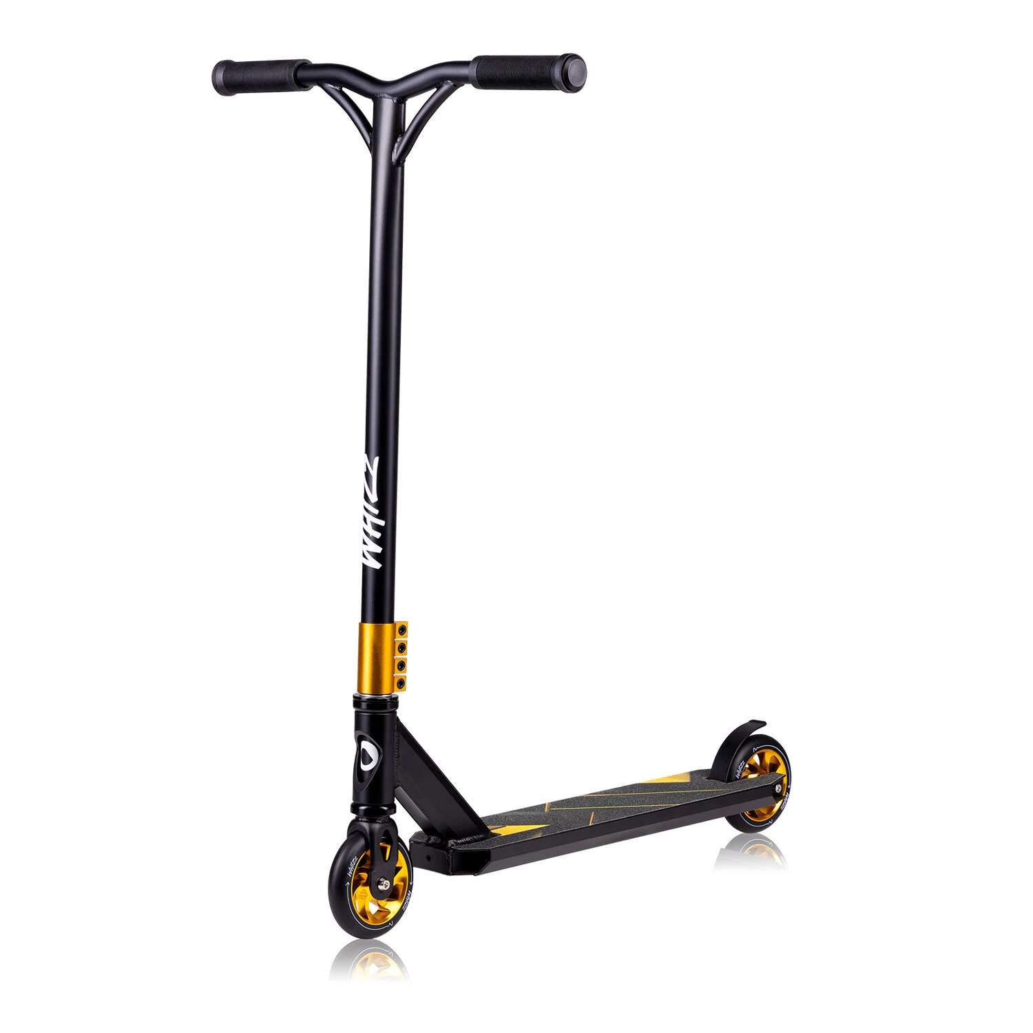 Lionelo Whizz Children’s Scooter – Black Carbon / Yellow