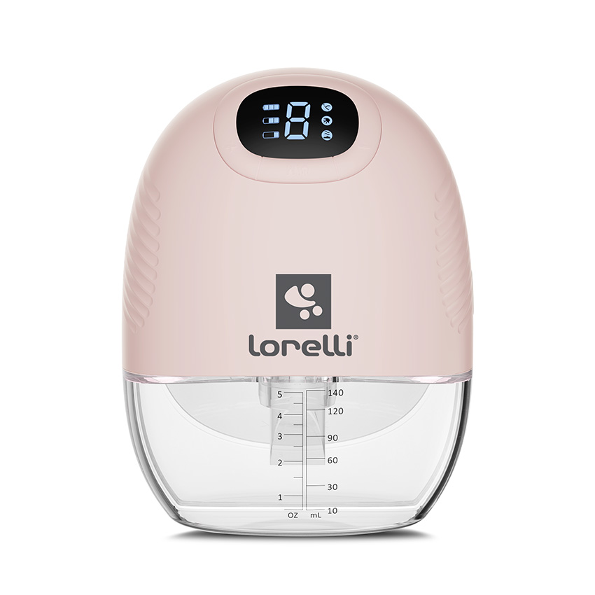 Lorelli Alice Wearable Hands-Free Breast Pump 140 ml Pink