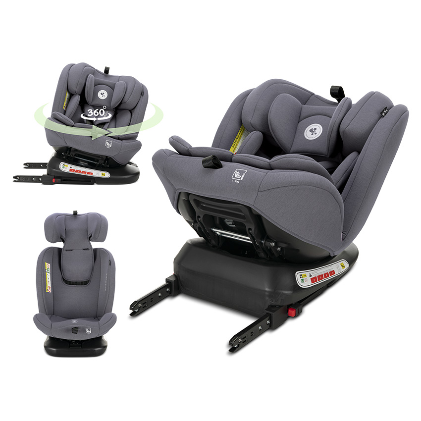 Lorelli Κάθισμα Αυτοκινήτου Capella Grey i-Size 40-150 cm με ISOFIX & Περιστροφή 360°