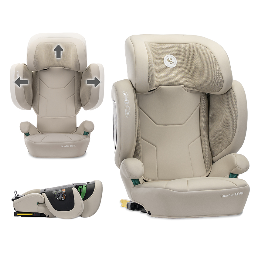 Lorelli Κάθισμα Αυτοκινήτου GROWGO i-Size ISOFIX 100-150 εκ. Αναδιπλούμενο Μπεζ