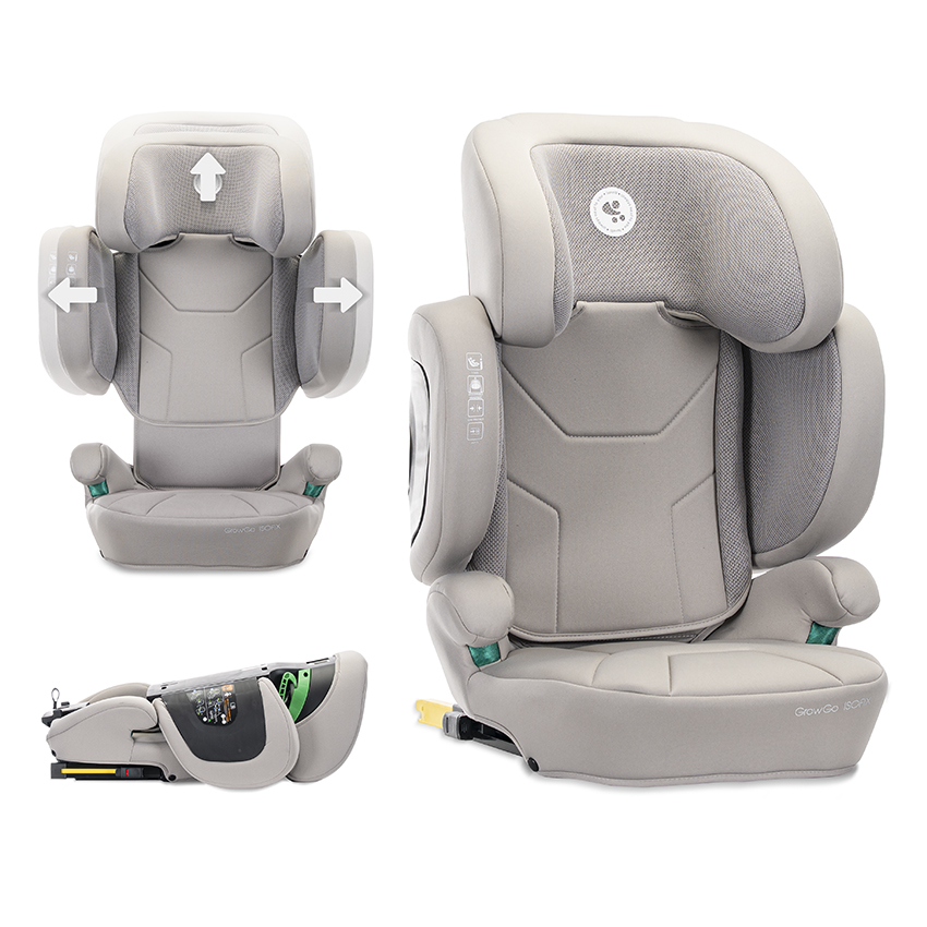 Lorelli Κάθισμα Αυτοκινήτου GROWGO i-Size ISOFIX 100-150 εκ. Αναδιπλούμενο Γκρι