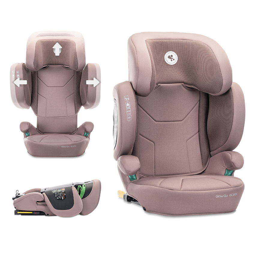 Lorelli Κάθισμα Αυτοκινήτου GROWGO i-Size ISOFIX 100-150 εκ. Αναδιπλούμενο Ροζ