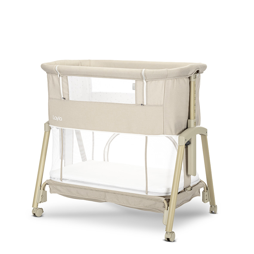 Lorelli Layla 2-in-1 Bedside Crib and Playpen Beige