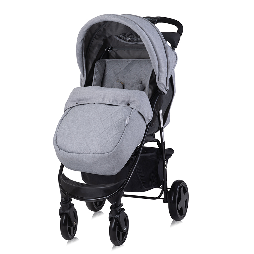 Lorelli Olivia Βρεφικό Καρότσι 6+ m με Ποδόσακο Cool Grey 10021872386