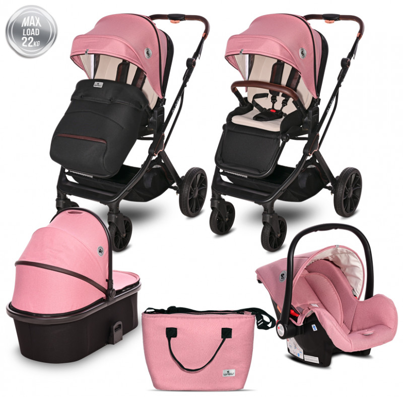 Lorelli Premium Glory 3 in 1 Reversible Baby Stroller 0 22kg with