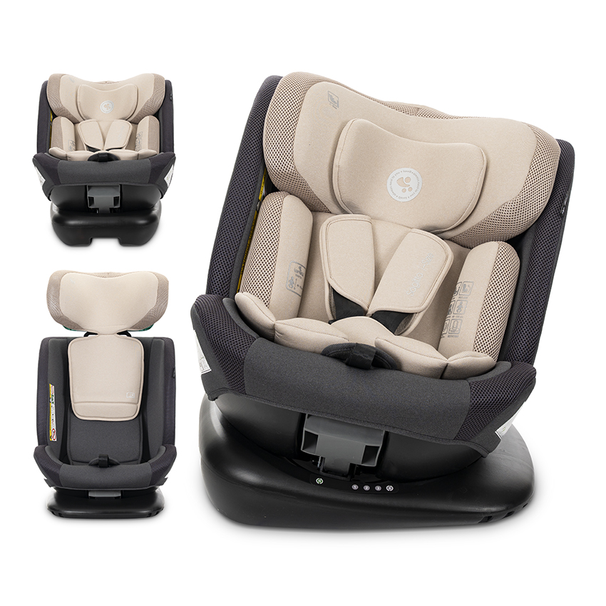 Lorelli Sagitta i-Size Car Seat 40-150 cm 360° Beige